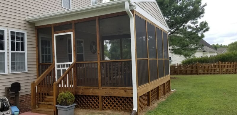 Balcony Screens in Holly Springs, North Carolina