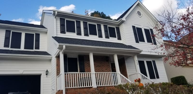 Solar Screens in Chapel Hill, North Carolina