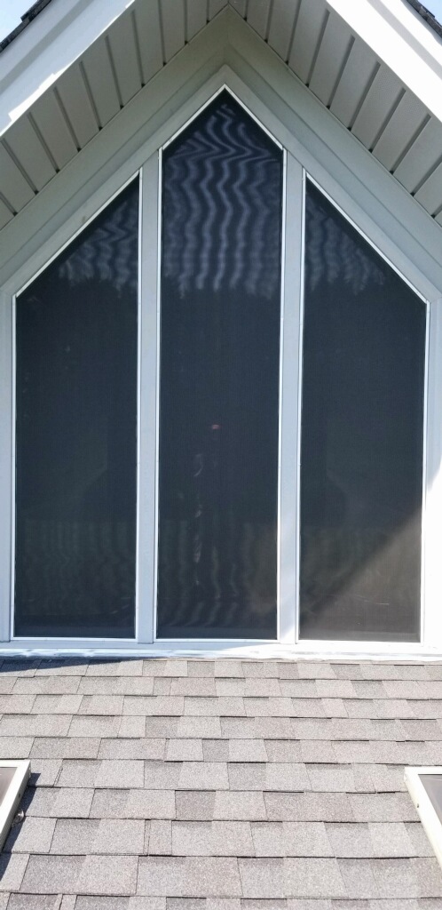 Arched Window Screens in Raleigh, North Carolina