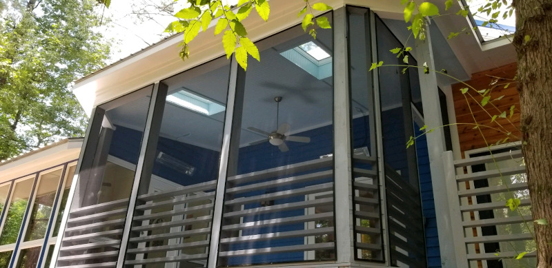 Aluminum Porch Screens in Raleigh, North Carolina